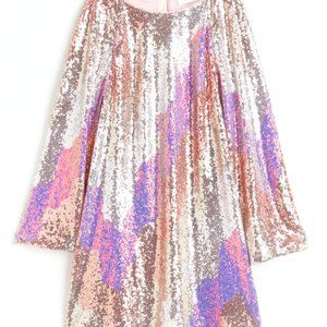 A-Line Sequined Dress
